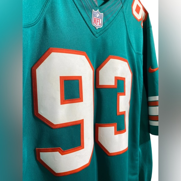 Miami Dolphins XL Stitched Jersey #93 SUH Nike NFL On Field - Picture 3 of 15
